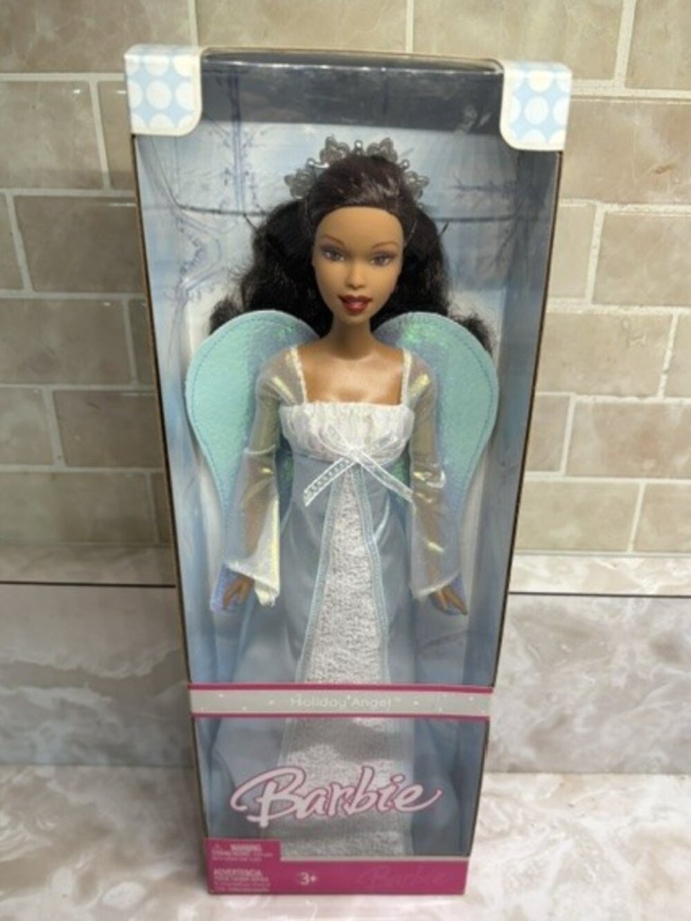 Barbie Holiday Angel African American Doll 2006 Mattel Vintage